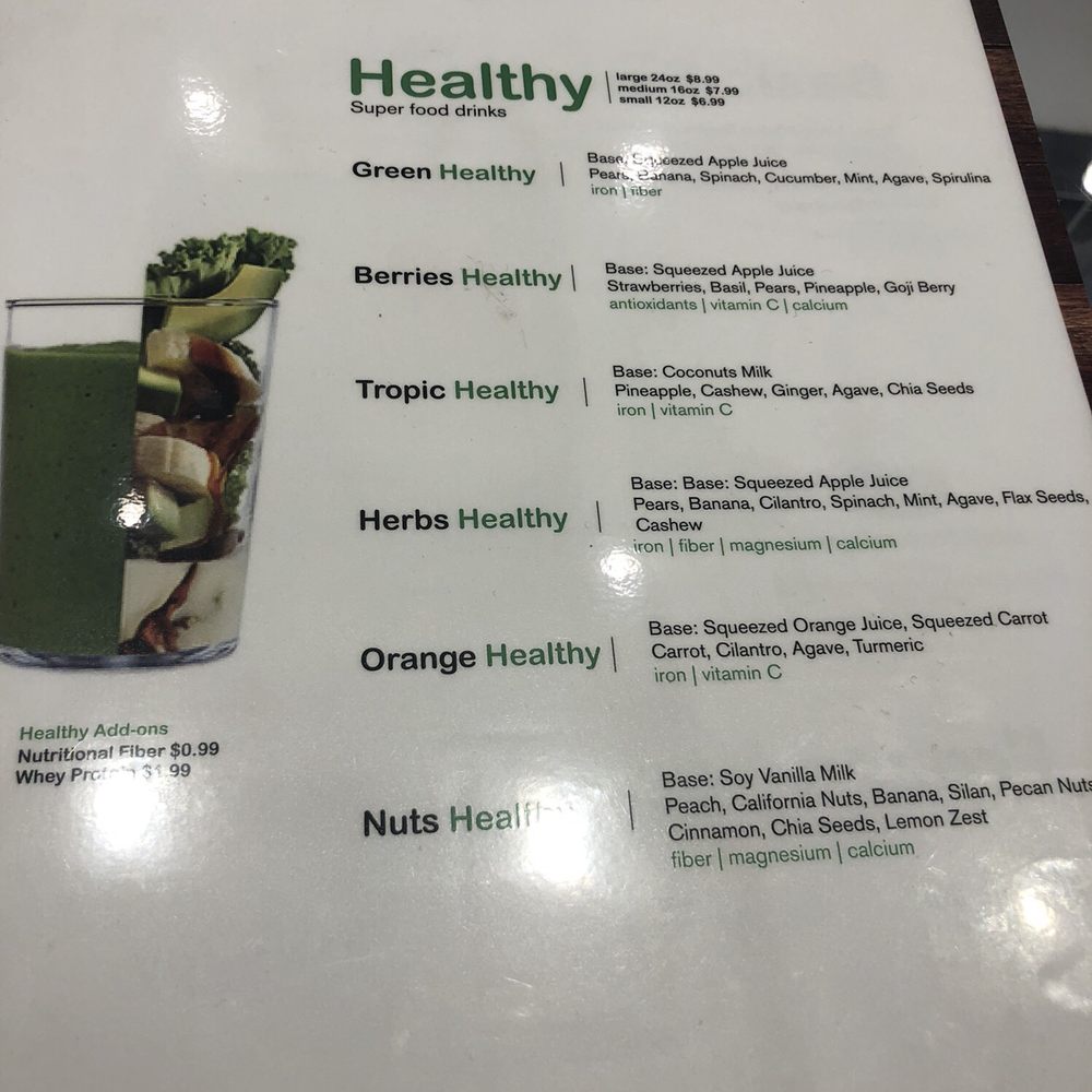 ReJoy - Menu - Juice Bars & Smoothies Near Me - Sunrise, Florida ReJoy - Menu - Juice Bars & Smoothies Near Me - Sunrise, Florida