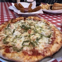 Pesto Chicken Pizza