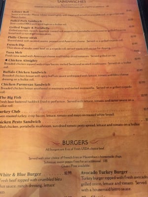 Menu photo 6 The Haversham Westerly, RI