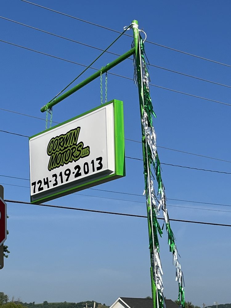 CORWIN MOTORS DETAILING SHOP 110 S Vine St, Carmichaels, Pennsylvania