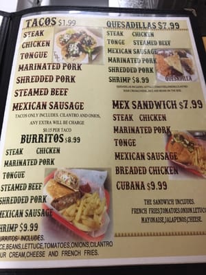 Menu photo 2 Taqueria Don Claudio Lithia Springs, GA Menu photo 2 Taqueria Don Claudio Lithia Springs, GA