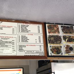 Full menu and pictures of combos