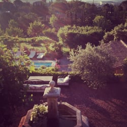 Le Mas Jorel - Room with a view, from the yellow room