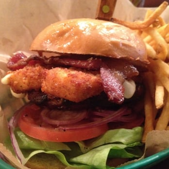 P'unk Burger - Burger with garlic insanity bacon, and fried mozzarella. - Burgers Near Me - Philadelphia, Pennsylvania