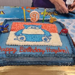 Rancatore's Ice Cream and Yogurt - Snorlax ice cream cake.