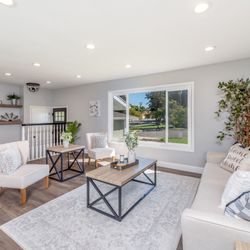 K&C Painting and Staining - Living room painting