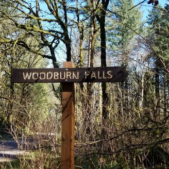 Lacamas Creek Trail - Look for this sign to get to falls. - Hiking Near Me - Camas, Washington Lacamas Creek Trail - Look for this sign to get to falls. - Hiking Near Me - Camas, Washington