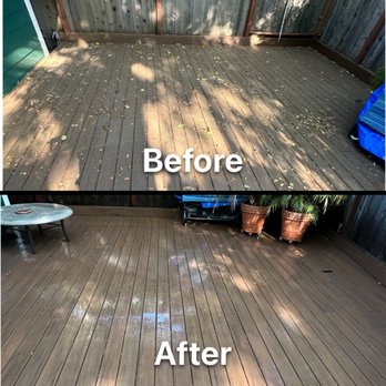 SOCO Power Wash - Deck transformation in San Anselmo - Pressure Washers Near Me