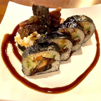 Yu-Or-Mi - Salmon Skin Roll - Thai Near Me - Las Vegas, Nevada Yu-Or-Mi - Salmon Skin Roll - Thai Near Me - Las Vegas, Nevada