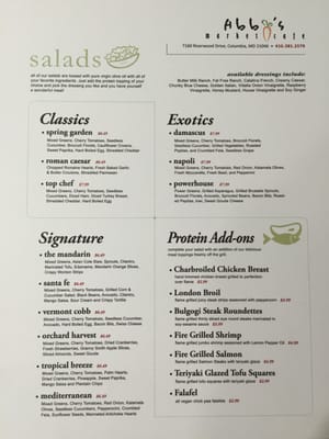 Menu photo 3 Abby's Market Cafe Columbia, MD Menu photo 3 Abby's Market Cafe Columbia, MD