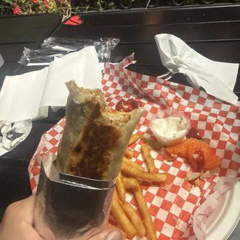 Dama Grill - Chicken Wrap Combo - Mediterranean Near Me - Los Angeles, California