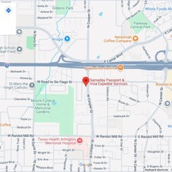 Premier Passports - Sameday Passport & Visa expedite services, Arlington, Tx.map