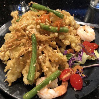 Zabb Thai & Sushi - Crispy Mushroom Salad... very tasty! - Sushi Bars Near Me - Davie, Florida