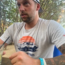 Sharky's - That look you get when it's time to leave sharkys and walk to puzzlers