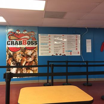 Crab Boss - Inside picture of the menu - Cajun/Creole Near Me - Brandywine, Maryland