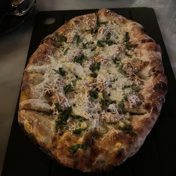 Serious Pie Downtown - Spicy Chicken Sausage Pizza - Pizza Near Me - Seattle, Washington Serious Pie Downtown - Spicy Chicken Sausage Pizza - Pizza Near Me - Seattle, Washington