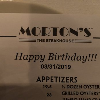 Morton's The Steakhouse - Steakhouses Near Me - Reston, Virginia Morton's The Steakhouse - Steakhouses Near Me - Reston, Virginia