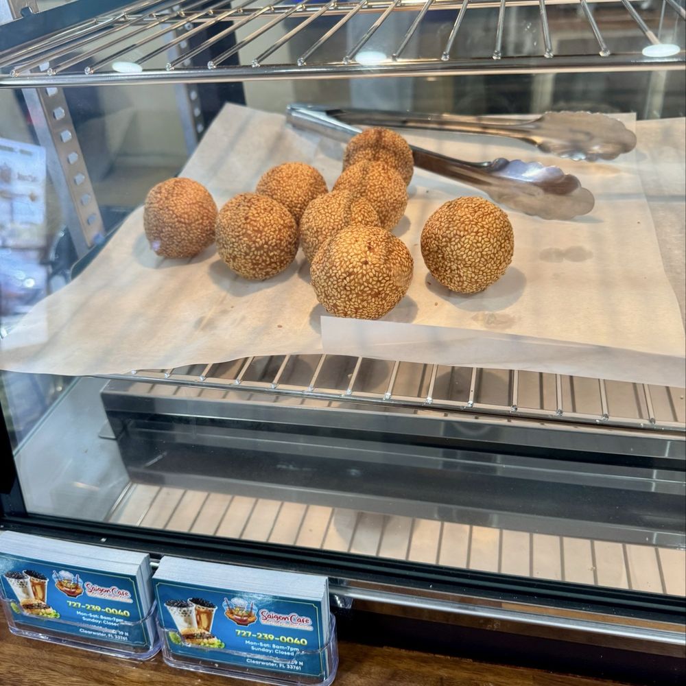 Saigon Cafe - I believe these are sesame balls that are hot and offered for sale - Cafes Near Me - Clearwater, Florida Saigon Cafe - I believe these are sesame balls that are hot and offered for sale - Cafes Near Me - Clearwater, Florida