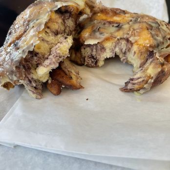 Kettle Glazed Doughnuts - Blueberry lemon fritter - Donuts Near Me - Hollywood, California