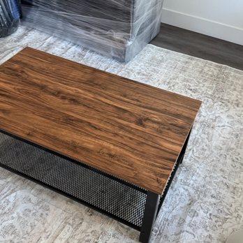 Next Moving Company - Rug and coffee table - Movers Near Me - Pasadena, California