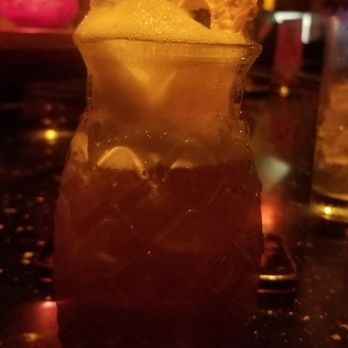 Abe's Pagoda Bar - Rum drink , wasn't a fan. - Tiki Bars Near Me - Brooklyn, New York