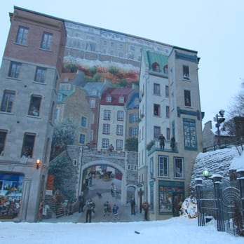 Place-Royale - Fresco - Landmarks & Historical Buildings Near Me - Quebec City, Quebec