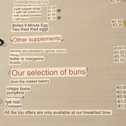 Schmidt's Märkte - Menu translated to English