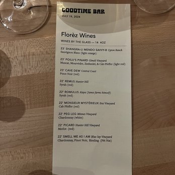 Goodtime Bar - Wine Bars Near Me - San Jose, California