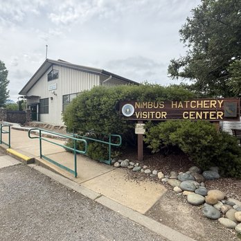 Nimbus Fish Hatchery - Entrance to Visitor Center - Aquariums Near Me - Gold River, California