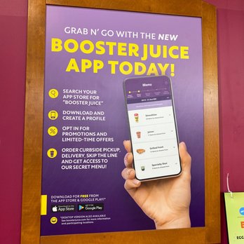 Booster Juice - Download the app for exclusive coupons - Juice Bars & Smoothies Near Me - St Albert, Alberta