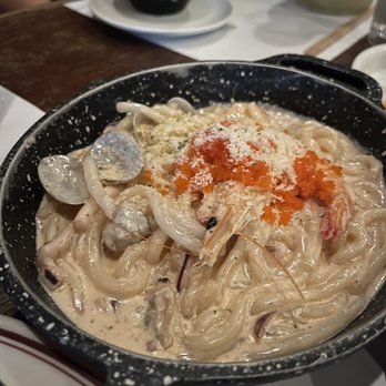 Take31 - Cod Roe Seafood Udon - Korean Near Me - New York, New York Take31 - Cod Roe Seafood Udon - Korean Near Me - New York, New York