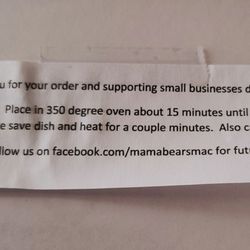 MamaBear's Mac - Just a note