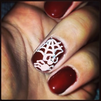 Pinky Nails - Halloween Nails- spider and web - Hair Salons Near Me - Philadelphia, Pennsylvania Pinky Nails - Halloween Nails- spider and web - Hair Salons Near Me - Philadelphia, Pennsylvania