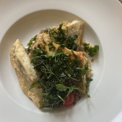 Oberlaaer Dorfwirt - Zander auf Steinpilzrissotto