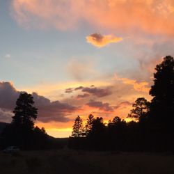Beautiful sunset over Schultz Pass...
