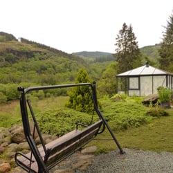 Derrymore House - The greenhouse overlooking the Lower Lake
