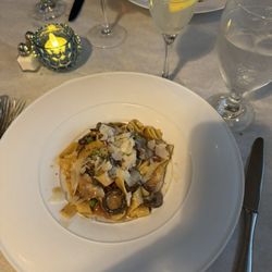 Fresh Tagliatelle With Toasted Proscuitto