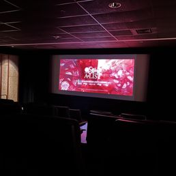 10:30p showing- and we have this theater to ourselves. Hee