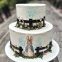 Frosted Pumpkin Wedding Cakes