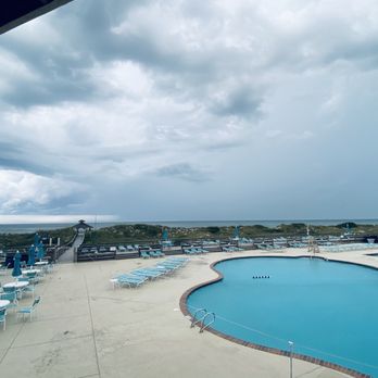 The Oceanfront Grille - View! Note that the entire restaurant is essentially on a deck ... we had a thunderstorm roll in which made for an interesting dinner - Seafood Near Me - Corolla, North Carolina The Oceanfront Grille - View! Note that the entire restaurant is essentially on a deck ... we had a thunderstorm roll in which made for an interesting dinner - Seafood Near Me - Corolla, North Carolina