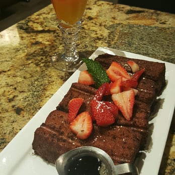 The Pickle Barrel - Deep friend french toast and bellini for breakfast :p - Coffee & Tea Near Me - Brampton, Ontario