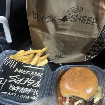 Black Sheep - 4. Foodie Burger with Sea Salt Fries - American Near Me - Springfield, Missouri