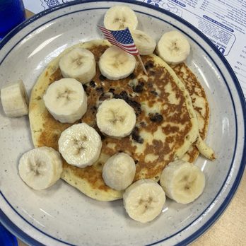 Uncle Bill's Pancake House - Banana chocolate chip pancakes - Breakfast & Brunch Near Me - Cape May, New Jersey Uncle Bill's Pancake House - Banana chocolate chip pancakes - Breakfast & Brunch Near Me - Cape May, New Jersey