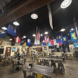 Awesome Environment! With flags all around the restaurant! Awesome Environment! With flags all around the restaurant!