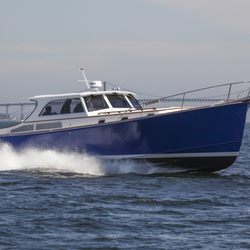 Safe Harbor New England Boatworks - Custom built 50' Composite powerboat by New England Boatworks