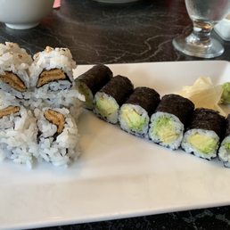Tofu and avocado maki Tofu and avocado maki