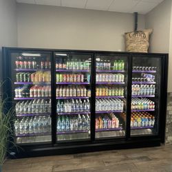 Baxter's Coffee and Donuts - Cooler drinks.