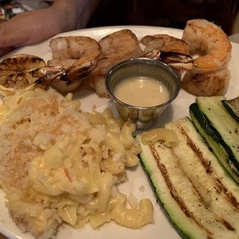 King's Fish House - Tempe - Grilled shrimp and scallops with grilled zucchini and macaroni and cheese - Seafood Near Me - Tempe, Arizona King's Fish House - Tempe - Grilled shrimp and scallops with grilled zucchini and macaroni and cheese - Seafood Near Me - Tempe, Arizona