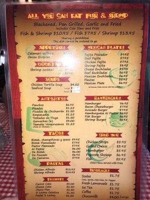 Menu photo 6 El Buen Pescador Port Isabel, TX Menu photo 6 El Buen Pescador Port Isabel, TX