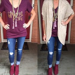 Cotton Kisses Boutique - #MOMlife Tees in Pinot...the color for FALL